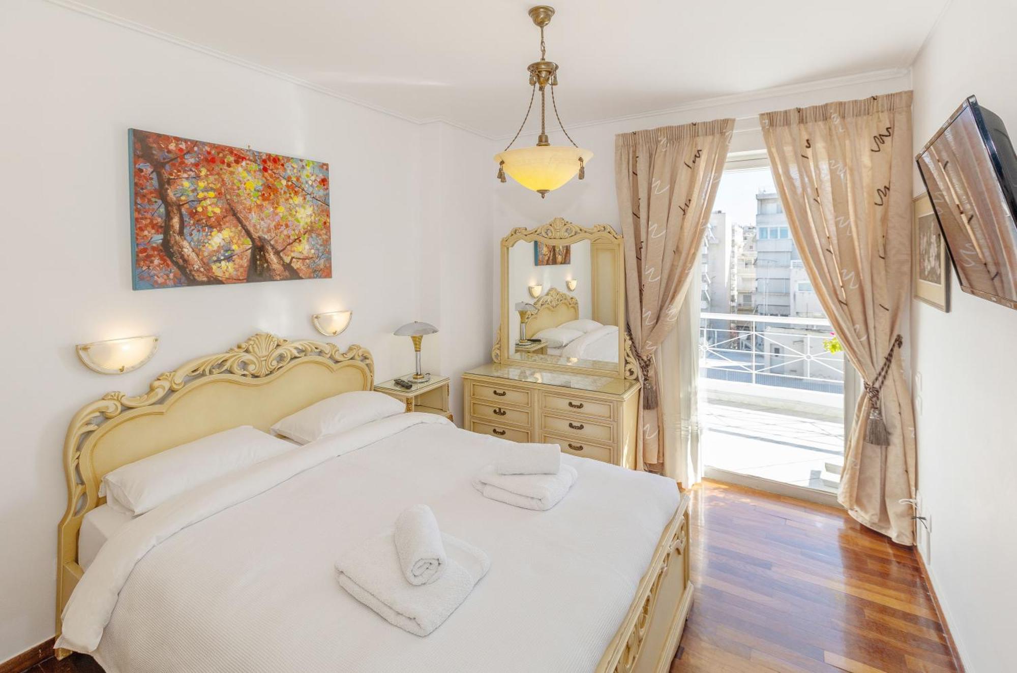 Nice Sea View Elegant Apartment Atény Exteriér fotografie