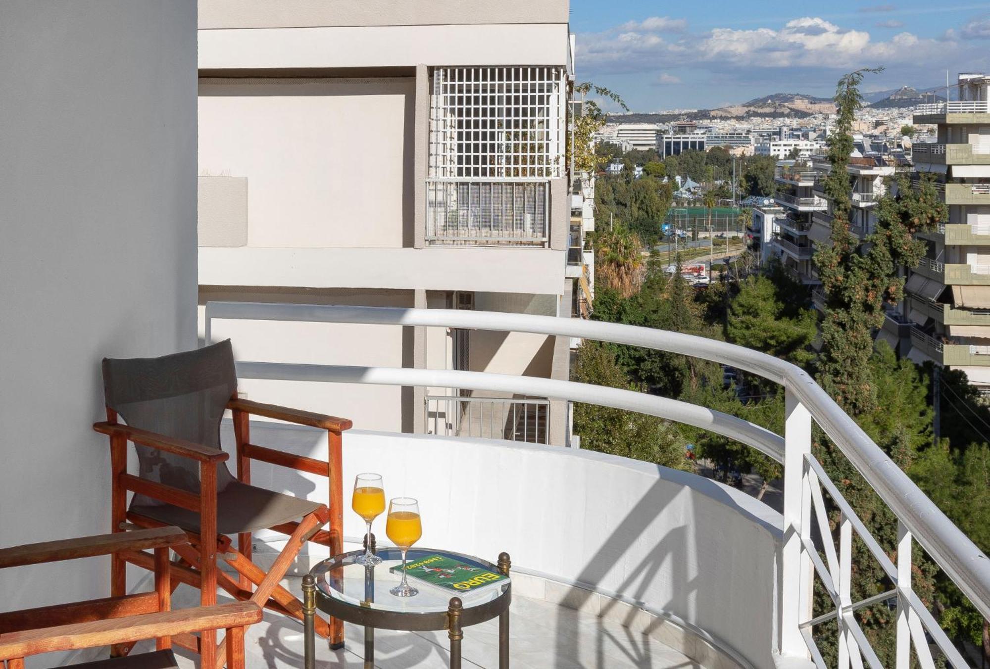 Nice Sea View Elegant Apartment Atény Exteriér fotografie