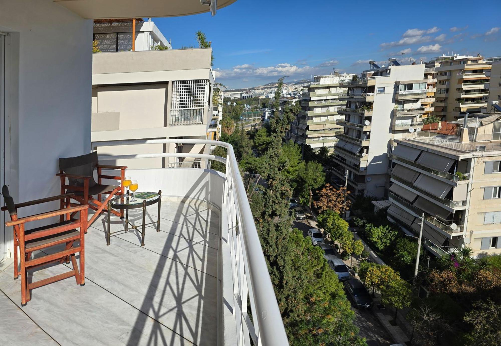 Nice Sea View Elegant Apartment Atény Exteriér fotografie