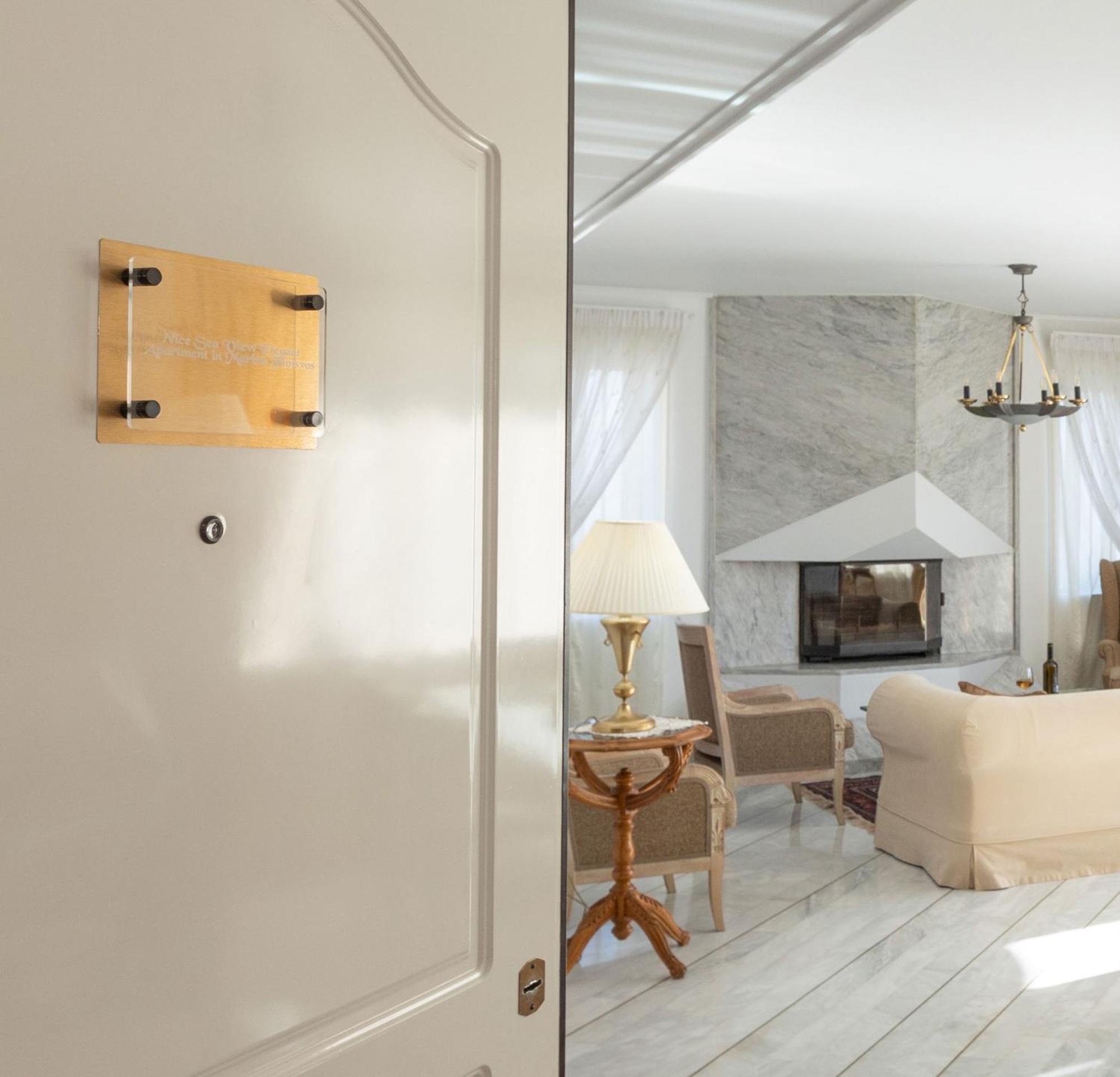 Nice Sea View Elegant Apartment Atény Exteriér fotografie
